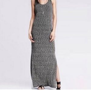 Banana Republic | black + white racerback maxi dress